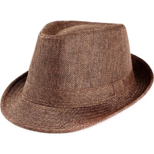 Classics Summer 2021 Short Brim Felt Fedoras Hat Unisex Gangster Cap Black панама Vintage Top Trilby Mens hats Sombrero de mujer