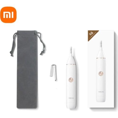 Original Youpin IPX5 Waterproof Nose Hair Trimmer Eyebrow Clipper Sharp Blade Cordless Nasal Cleaner for Men women