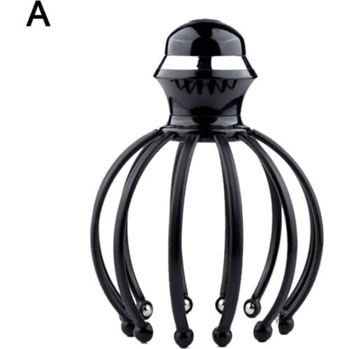 1PCS Vibration Head Massager Scalp Relaxation Electric Head Massager Tool Point Care Health Massager Octopus P7E4