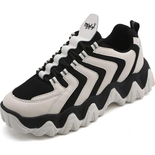 2021 Summer Men Shoes Mens Daddy Shoes Big Wave Bottom New Trendy Brand Increased Casual Sports Shoes Color Matching Sneakers