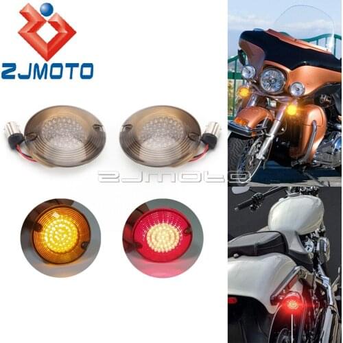 3 1/4 inch 1156 LED Turn Signal Light Indicators Brake Lamp For Harley FLST FLHT FLTR FLHR Road King Electra Glide Ultra Classic