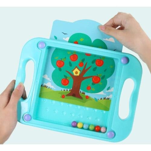 3D Kids Educational Toys Baby Puzzle Montessori Maze Balance Game Balance Balls Popular Gift For Children Cartoon Cards Gifts