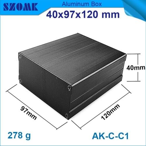 1 piece aluminium circuit breaker box aluminum Customized aluminum junction box case electrical case 40(H)x97(W)x120(L)