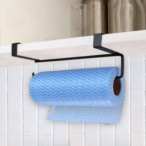 Toilet Roll Toilet Paper Over Door Towel Holder Organizer Hang Type Bathroom Kitchen Tissue Rack Shelf Hanger Bathroom Shelves