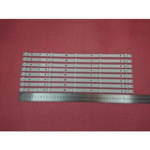 8 PCS/lot LED Backlight strip for 43PFT4001 43PFT6100S 43PHT4001 43PFF5459 42PUF6052 K420WD7 4708-K420WD-A3213K01 TH-43C500C