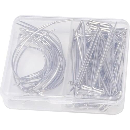 70x C Type Needles T-Pin Hand Stitch Upholstery Repair Quilting Tool