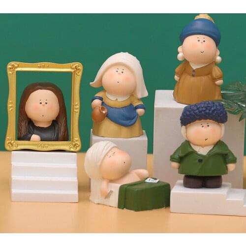 Artist Style Blind-box Doll Hand-made Creative Girl Decoration Student Children Gift Guess Bag Toys Anime Doll surprise Box