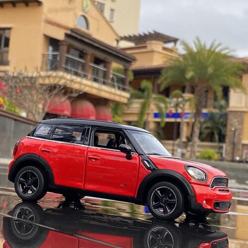 1/24 BMW Mini Countryman Diecast Alloy Metal Car Model MINI Coopers Simulation Model Toy Car Vehicles Collection Boys Toys Gift