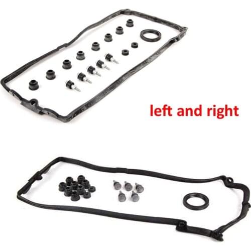 Original Eustein Valve Cover Gasket Set For cylinders 1 2 3 4 x5 545i 550i 645ci 650i 745i N62 4.4L 4.8L 11127513194 11127513195