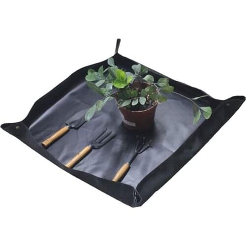 Plant Transplanting Repotting Mat Foldable Garden Work Cloth Waterproof Gardening Mat Change Soil Watering Pads