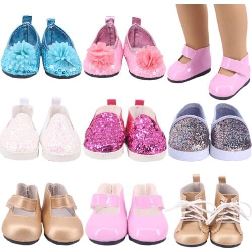 Doll Shoes Boots Sandals Fashion Accessories For 18 Inch American Doll&43 Cm Born Baby, Generation, Birthday Girls Toy Gifts