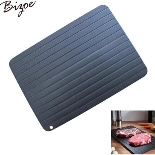 Defrost tray food meat pork thawing fast cooling plastic electroless chemical microwave kitchen defrosting tool