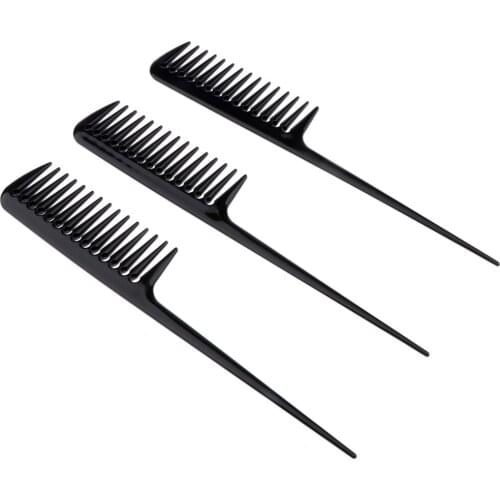 Best Styling Comb Detangling Hair Brush, Perfect for Create Volume for Evening Styling and Up- (Pack of 3)