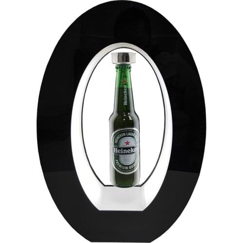 Magnetic Levitation Floating beer wine perfume bottle or gedgets with iron cover ,holds 400g weight,levitation gap 16mm