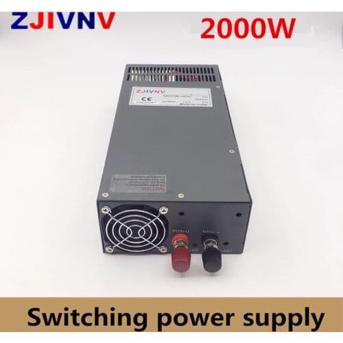 Single Output 2000W Switching Power Supply 12V 15V 24V 27V 36V 48V 60V 72V 110V 220v DC power supply 220V 110V INPUT
