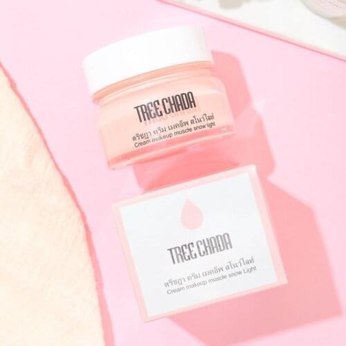Original Thailand TREECHADA Plain Cream Nude Makeup Face Cream Free-Makeup Cream Natural Cream 50g