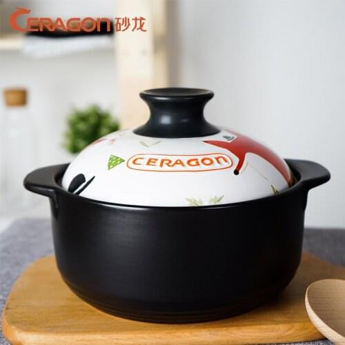 Sand soup casserole stew soup pot dragon ceramic health pot stew pot stone soup by high temperature Guonai