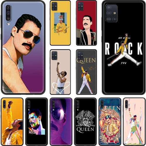 Queen Freddie Mercury Fundas Bag For Samsung Galaxy A12 A32 5G A70 A50 A52 4G A02S Case Cover For Samsung A10 A72 A10S A40 Coque