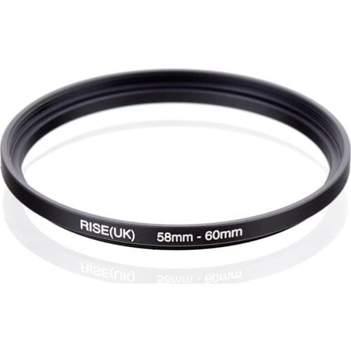 RISE(UK) 58mm-60mm 58-60 mm 58 to 60 Step up Filter Ring Adapter