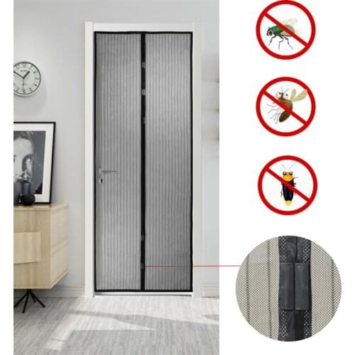 Summer Anti Mosquito Insect Fly Bug Curtains Magnetic Mesh Net Automatic Closing Door Screen Bedroom Kitchen Curtains