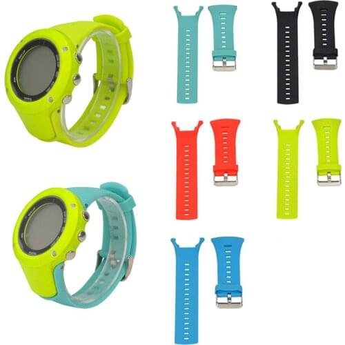 Replacement Watchband For Suunto Ambit Series 1 2 3 Run Peak Sport Sapphire HR Watch Strap Wristband Silicone Band Belt