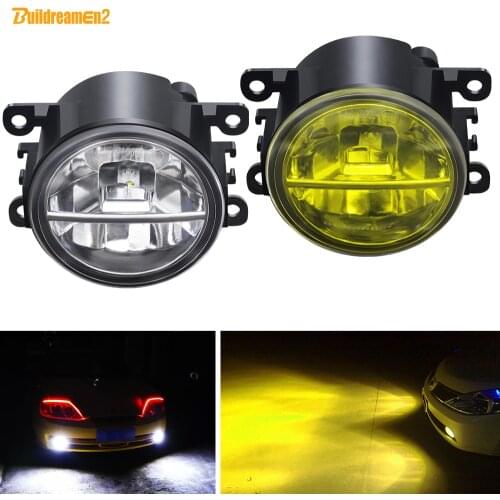 LED Fog Light For Honda Accord CR-V CR-Z Pilot City Fit Crosstour Insight Car Front Bumper Fog Lamp Daytime Running Lamp 12V