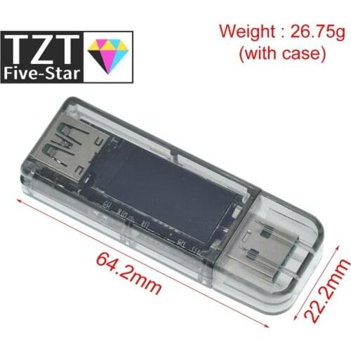 5A USB tester color screen Voltage ammeter power capacity fast charge protocol charger charging treasure