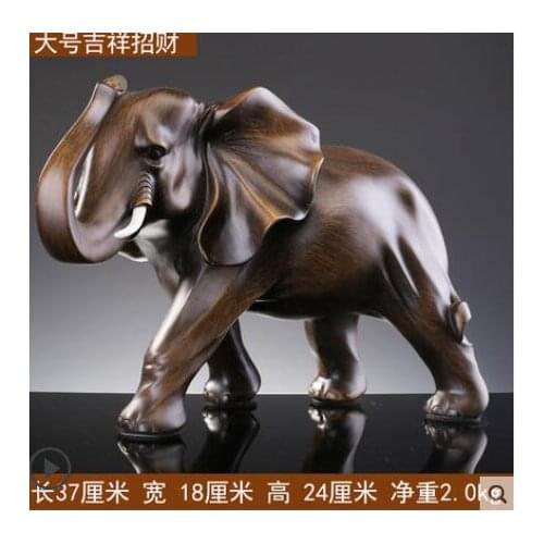 Household decorations up handicrafts european-style elephants housewarming habitat gifts wine cabinet TV cabinet crafts statue
