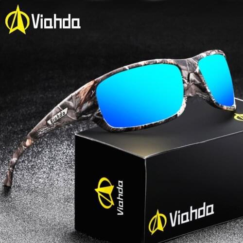 VIAHDA New Ultralight TR90 Polarized Sunglasses Men Vintage Sport Outdoor Sun Glasses Women Male Driving Eyewear Gafas