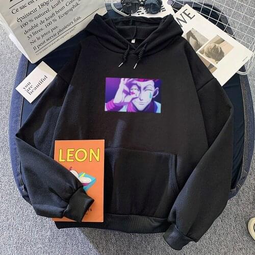 Japanese Hoodies Hunter X Hunter Men Women Pullovers Hoodies Sweatshirts Killua Zoldyck Hisoka 90s Hoody Tops Mens Hoodies