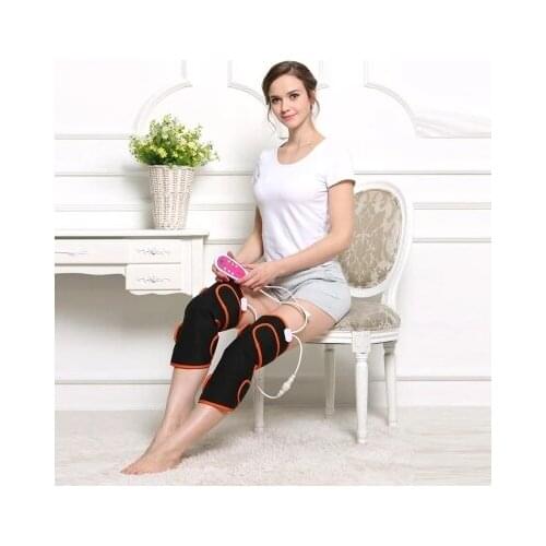 1 Pair Heating Magnetic Therapy Arthritis Rheumatism Treatment Electric Foot Leg Massager Heating Joint Care Knee Warm