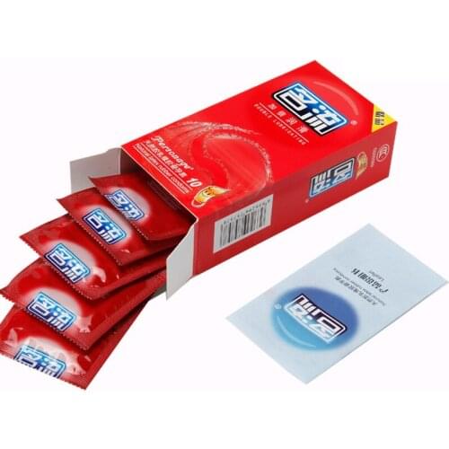 10pcs Condom for Men Smooth and Silken Soft Natural latex Rubber Condoms For Adults Sex Delay Lasting Safe Contraception Condom
