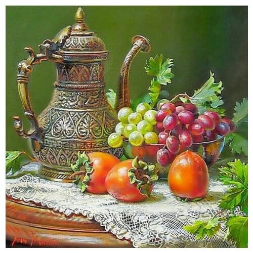 2018 5D Diy Diamond painting cross stitch Kettlesl drill cube diamond sets unfinish decorative full diamond embroidery for gift