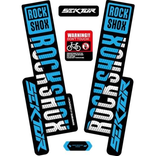 2018 Rockshox SEKTOR Decals Mountain Bike Front Fork Stickers MTB Bicycle Front Fork Decals SEKTOR Stickers