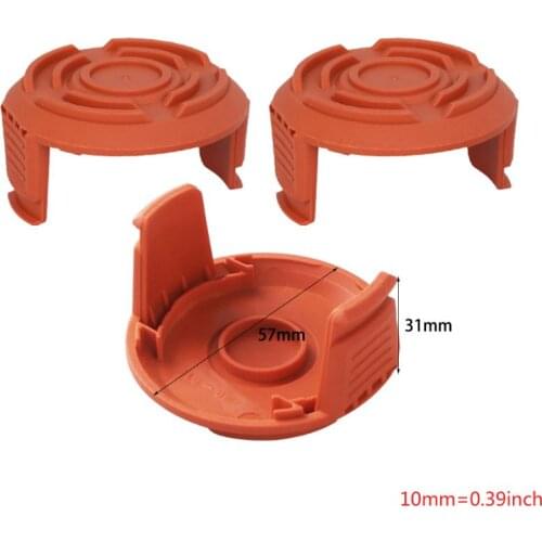 3 Pack Trimmer Replacement WA6531 GT Cap Eater Spool Bump Cove for Worx 5000653, Weed Eater Cover, Weed Wacker Parts