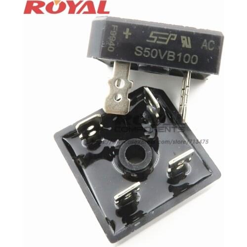 5PCS/LOT S50VB100 NEW AND ORIGINAL 50A 1000V Commonly used inverter welding machine Rectifier diode