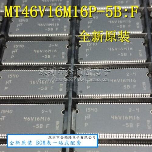 5pieces MT46V32M16P-5B:F 256M DDR SDRAM