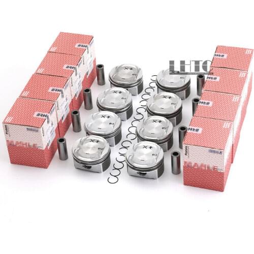 8x Pistons & Rings Kit STD Φ93mm 94810303133 For Porsche Cayenne S 4.5L V8 955 9PA M48.00