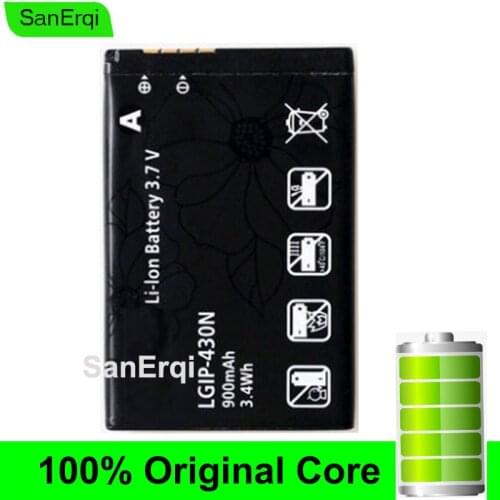 SanErqi For LG Cookie Fresh GS290 GW300 LX290 LX370 LX370 LGIP-430N LGIP MT375 GM360 430N LGIP430N 900mAh Mobile Phone Battery