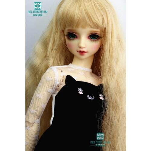 BJD accessoires doll clothes girl dress for 60cm 1/3 BJD doll fashion black Cat ear quality temperament dress