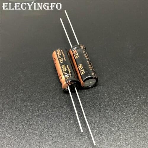 5pcs/50pcs 1000uF 16V NICHICON HZ Series 8x20mm Ultra Low Impedance 16V1000uF Aluminum Electrolytic capacitor For PC Motherboard