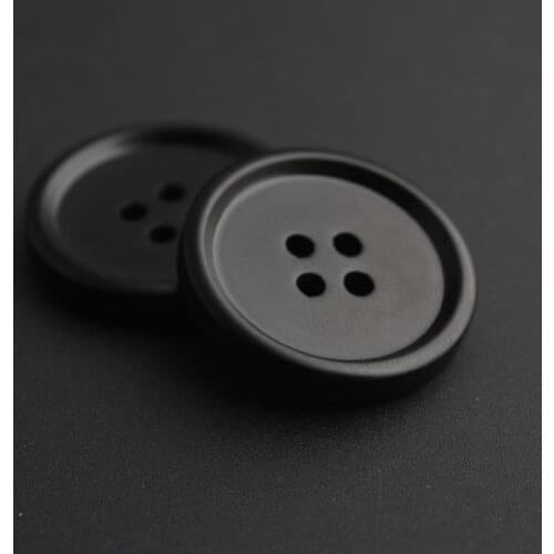Free shipping 40pcs/lot Black coat buttons for men and women high-grade dress pants suit buttons circular shirt button 15mm-25mm