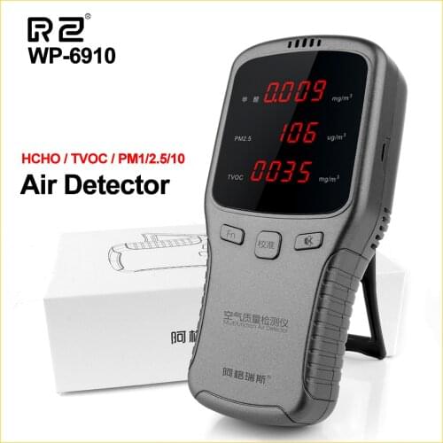 New WP6910T Digital Formaldehyde Detector Multifunctional Gas Analyzer Air Quality HCHO TVOC PM1.0 PM2.5 PM10 Monitor Household