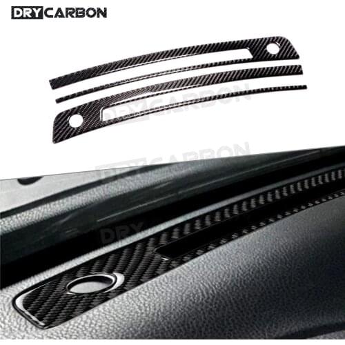 For Toyota GT86 FT86 ZN6 For Subaru BRZ 2013-2020 Front Air Conditioning Vent Outlet Carbon Fiber Trim Cover Stickers 2 PCS/Set