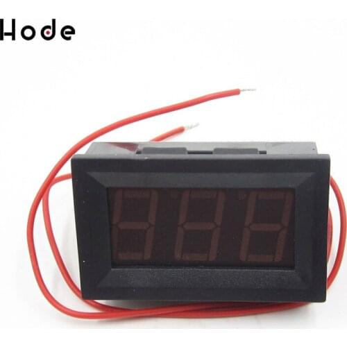 Red LED Mini Digital Voltmeter AC 60-500V Voltmeter Gauge Panel Voltage Current display
