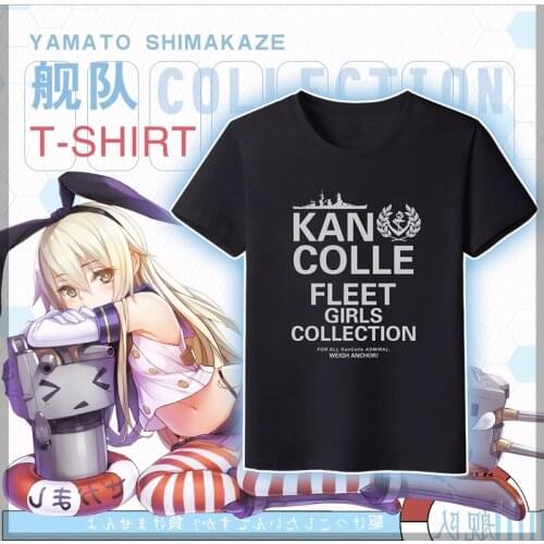 MGFHOME Anime JK Kantai Collection Cosplay Shirt Fleet Girls Collection KanColle T-Shirt Tops Tee Women Men Unisex tshirt Casual