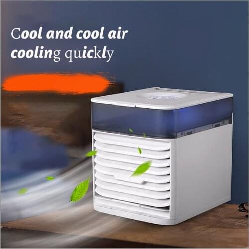 Mini Water Cooling Fans Portable Air Conditioner Usb Air Cooler Fan 7 Colors Light Personal Cooler Air Cooling Humidifier Fan#g4
