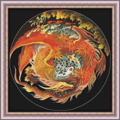 ZZ1336 DIY Homefun Cross Stitch Kit Packages Counted Cross-Stitching Kits New Pattern NOT PRINTED Cross stich Painting Set