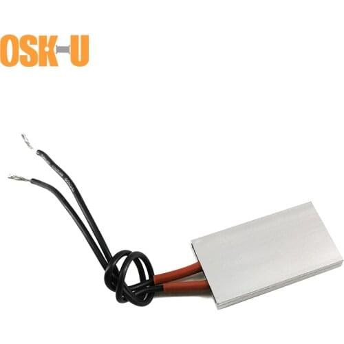 2PCS PTC Heater Element Thermostat 110V 50x28.5x5mm Electric Heating Plate 230 Celsius Degree Heating Element for Coffeemaker