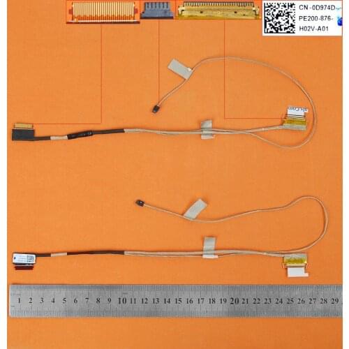 New Laptop LCD Cable For DELL Vostro 13 5000 13-5370 V5370,ORG PN:0D974D Screen LVDS Connector
